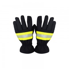 虎鲸安（HJ）消防员手套手套反光消防手套 黑色  单位：双