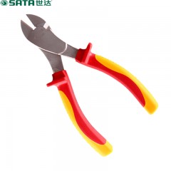 世达（SATA）70232 VDE耐压斜嘴钳6寸 单位：把 3把起订