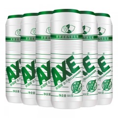 斧头牌（AXE） 去污粉(柠檬香) 500g*6瓶/套 柠檬香味 超强去污力 3套起订