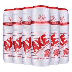 斧头牌（AXE） 去污粉(鲜花香) 500g*6瓶 鲜花自然香 去污好帮手