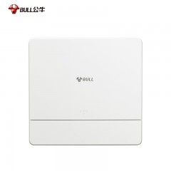 公牛(BULL) 配电箱 12回路空开强电箱 家用终端配线箱白色盖板LX5-12s 单位：个