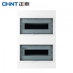 正泰（CHNT）NX30-24 配电箱家用强电箱空开箱装断路器强电布线箱 (双排)明装式电表箱（箱体）单位：个