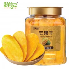 鲜记 芒果干388g/罐 蜜饯果脯水果干办公室零食休闲零食小吃 单位：罐 3罐起订