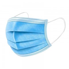 汉盾（HANDUN） 三层蓝色一次性口罩无菌型片 50片起订（50只/盒）单位：片