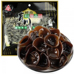 川珍 黑木耳150g/袋 肉厚无根细木耳秋 凉拌炒菜火锅食材煲汤材料 四川特产菌菇南北干货 单位：袋