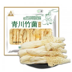 川珍 竹荪 短裙竹笙青川竹菌50g 四川土特产 干货山珍食用菌 单位：袋