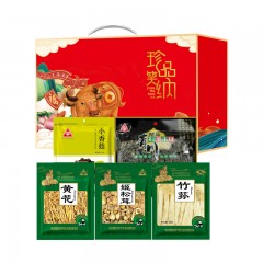 川珍 黄花竹荪姬松茸木耳小香菇组合珍品笑纳礼盒661g/盒 南北干货 炒菜凉拌 山珍菌菇煲汤食材