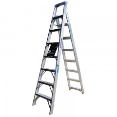 稳耐8-15步铝合金两用人字梯  型号DP368CN 承重120kg 单位：台