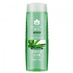 蜂花无硅油水润洗发水芦荟绿茶补水去油男女士洗发露膏500ml 单位：瓶 3瓶起订