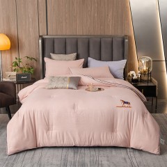 伊伊爱甄柔棉雕花大豆秋冬被 御马豆沙 150*200cm/BZ0TDC2100839(四色可选，下单请备注)单位：床