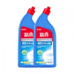 榄菊精亮洁厕剂500g*2瓶家用清香除臭味马桶清洁剂卫生间强效去垢 2瓶/套 单位：套