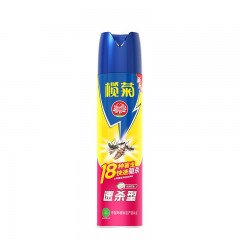 榄菊 杀虫剂喷雾速杀灭虫灭蟑螂蚂蚁药家用杀虫气雾剂跳蚤驱蚊喷雾剂 柠檬清香600ml*1瓶  单位：瓶