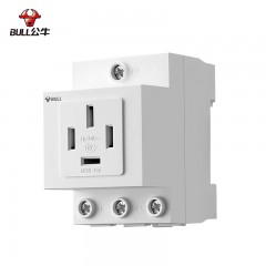 公牛(BULL)模数化导轨插座 4孔插座 16A440V 卡扣式设计导轨式安装 多场景适用 LAC30-416  单位：个