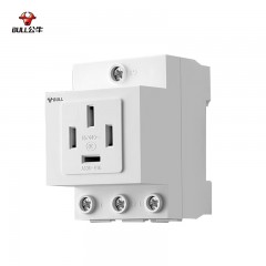 公牛(BULL)模数化导轨插座 4孔插座 25A440V 卡扣式设计导轨式安装 多场景适用 LAC30-425 单位：个