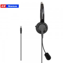 纽曼(Newmine)NM-HW900 办公单耳话务耳机客服销售耳麦 头戴式商务耳麦RJ9水晶插头  单位：副