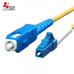 酷比客（L-CUBIC） 光纤跳线 单模单芯 光纤 LC-SC 10米  单位：根