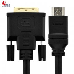 酷比客（L-CUBIC） LCCPECDVI2DVI转HDMI连接线DVI-HDMI转接线显示器连接 黑色 5米  单位：根