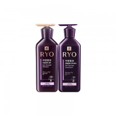 吕Ryo 紫吕洗发水控油蓬松强韧防断发洗发膏 400ml+护发素400ml 单位：套