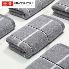 金号毛巾家纺 A类面巾素色舒适柔软吸水洗脸巾72*34 单条装110g/条 单位：条