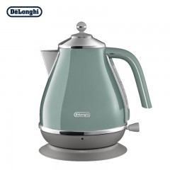 德龙（Delonghi）电热水壶 复古系列烧水壶 家用办公室 304不锈钢 KBOC2001.GR 萨丁尼亚绿 单位：个