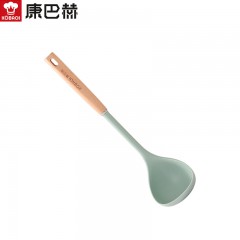 康巴赫（KBH）硅胶铲勺护锅铲不伤锅炒菜不粘锅煎锅专用铲子汤勺组合 硅胶勺【蓝色】 单位：个