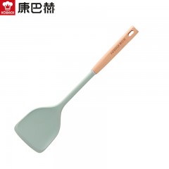 康巴赫（KBH）硅胶铲勺护锅铲不伤锅炒菜不粘锅煎锅专用铲子汤勺组合 硅胶铲【蓝色】 单位：个