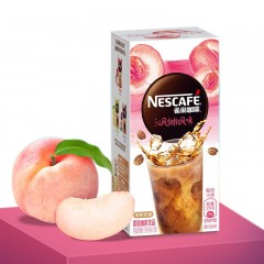 雀巢（Nestle）特调果萃桃桃拿铁 5条*17g 单位：盒