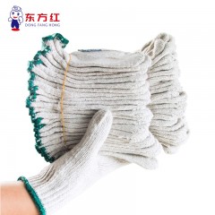 东方红 线手套劳保棉纱手套耐磨全能工作手套细纱加密12双500g/打 单位：打