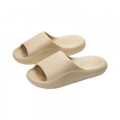 多样屋 夏浴室男女居家居鞋室内外简约舒适浴室 艾乐舒适拖/魅力杏 40-45  单位：双