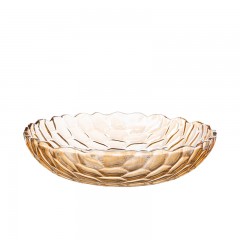 可美瑞特 高颜值玻璃琥珀爱琴海果盘一件套 单位：个