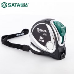 世达（SATA）工具卷尺5米凯钛系列包胶钢卷尺盒尺高精度米尺双面测量尺子 (91342A)包胶型钢卷尺5M 单位：把