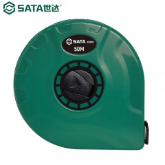 世达（SATA）凯丽系列纤维长卷尺软皮尺户外工程测量尺91363B长纤维卷尺50M 单位：个