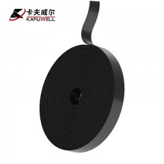 卡夫威尔魔术贴扎带自粘式线缆收纳固定整理绕线带理线带 12mm*25M(黑色) OT4123 单位：卷