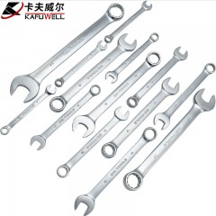 卡夫威尔 扳手套装铬钒钢开口梅花两用扳手组套 14件套 WR2605G 单位：组