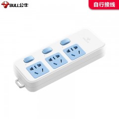 公牛（BULL） 插座新国标/插排/无线/自行接线/无插头无电源线 【3位分控无线】GN-314 单位：个