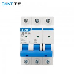 正泰（CHNT）过载保护空开开关NXB-63-3P-C63断路器 单位：个
