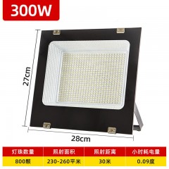 公牛（BULL）照明同款led投光灯射灯户外防水庭院工地超亮探照灯 巨亮300w800灯珠 单位：个