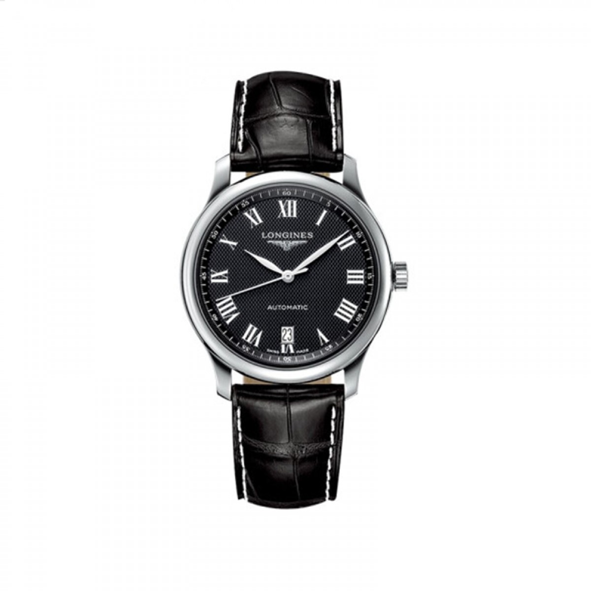 浪琴(longines)瑞士手表 名匠系列 机械皮带男表 l26284517