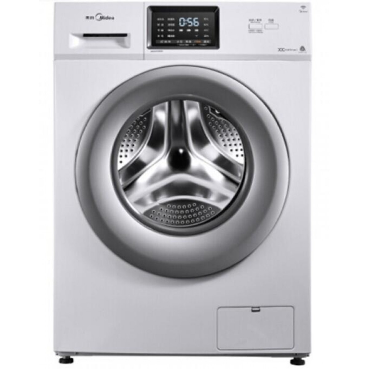 midea/美的 mg90v130wdx 9公斤kg全自动滚筒洗衣机智能变频家用