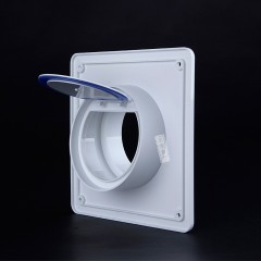 潜水艇 止逆阀 卫生间排气扇排风道烟道止逆阀 浴霸换气扇止回阀 A100