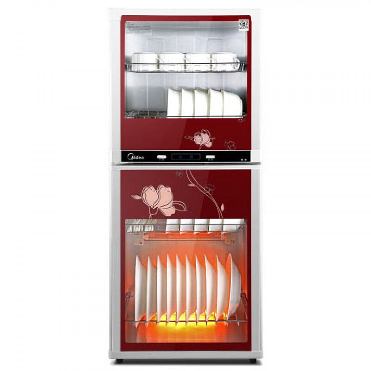 midea/美的 mxv-zlp100k03大容量家用消毒柜碗柜立式商用碗筷