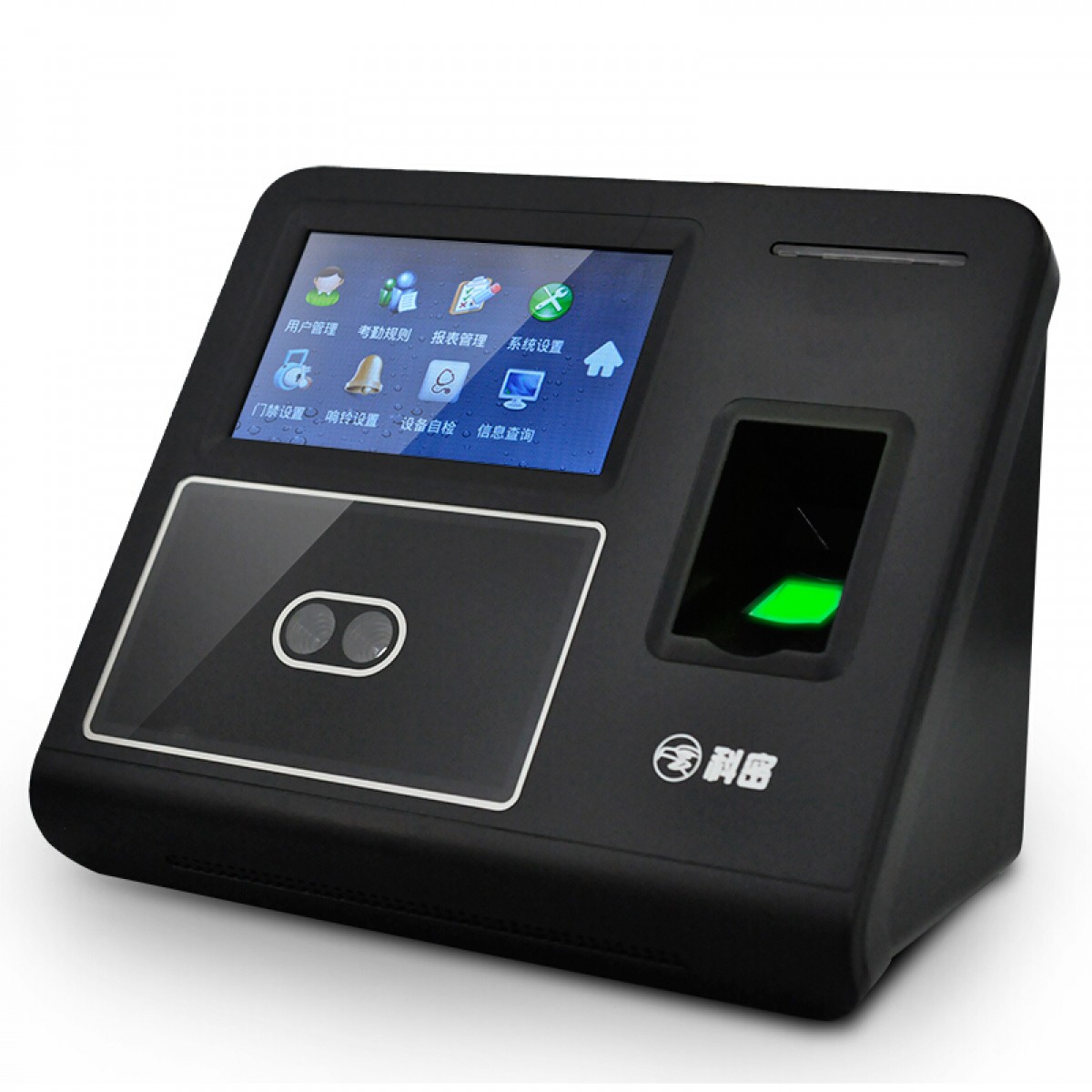 科密df702人脸指纹考勤机 面部考勤机 id卡打卡机 网络u盘下载