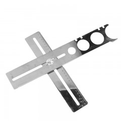 国产 万向定位开孔器贴瓷砖玻璃开孔神器装修可调节线盒测量工具