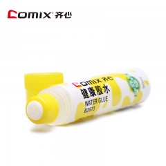 齐心 B2673液体胶水50ml 中号 海绵头办公胶水票据胶水学生手工