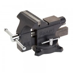 STANLEY/史丹利 轻型台虎钳 带砧台铸铁桌虎钳小台钳 83-065-1-23