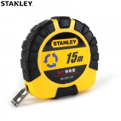 STANLEY/史丹利 快收型公英制钢制长卷尺15米 钢卷尺  35-357