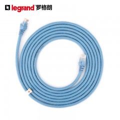 TCL/罗格朗 六类非屏蔽跳线 RJ45网络6类千兆成品网线632750 1米