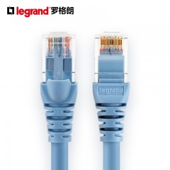 TCL/罗格朗 六类非屏蔽跳线 RJ45网络6类千兆成品网线632750 1米