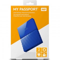 WD/西部数据 BP款My Passport 2.5寸加密2TB移动硬盘USB3.0