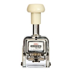 得力 7507 7位自动跳号 财务号码机打号 编号手动页码打码器